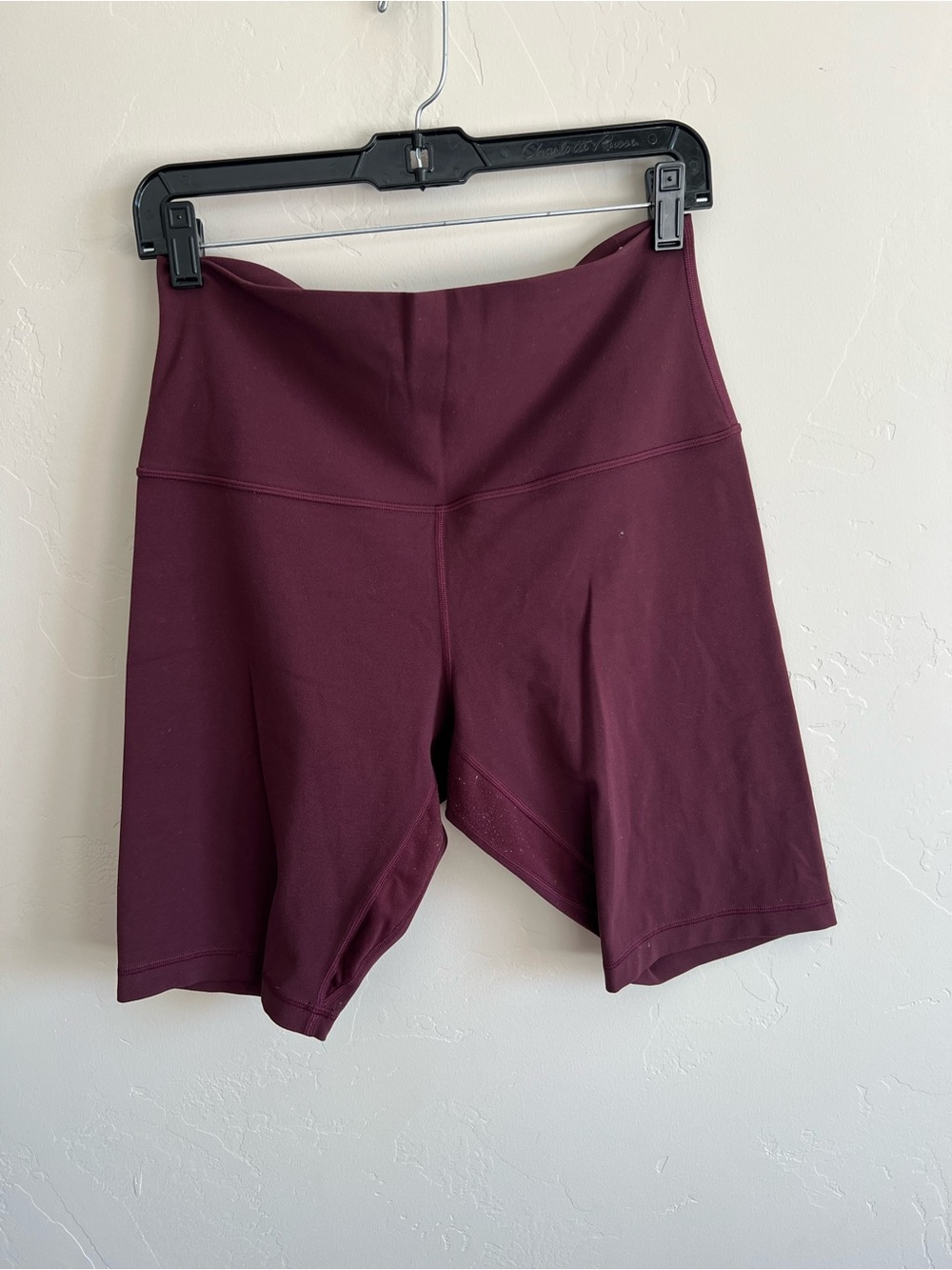 lululemon Align Super High-Rise Short 10" Red Merlot Size 12